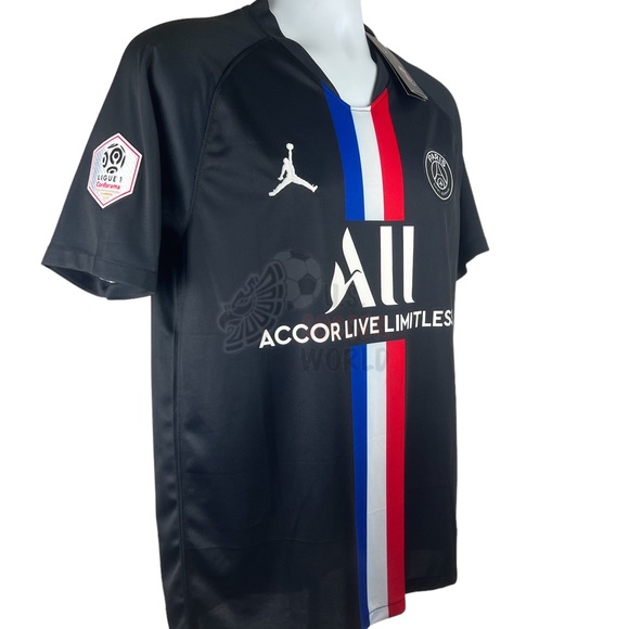 NEW Jordan Neymar Jr #10 PSG 19/20 4th Mens Soccer Jersey Jumpman - Picture 4 of 8
